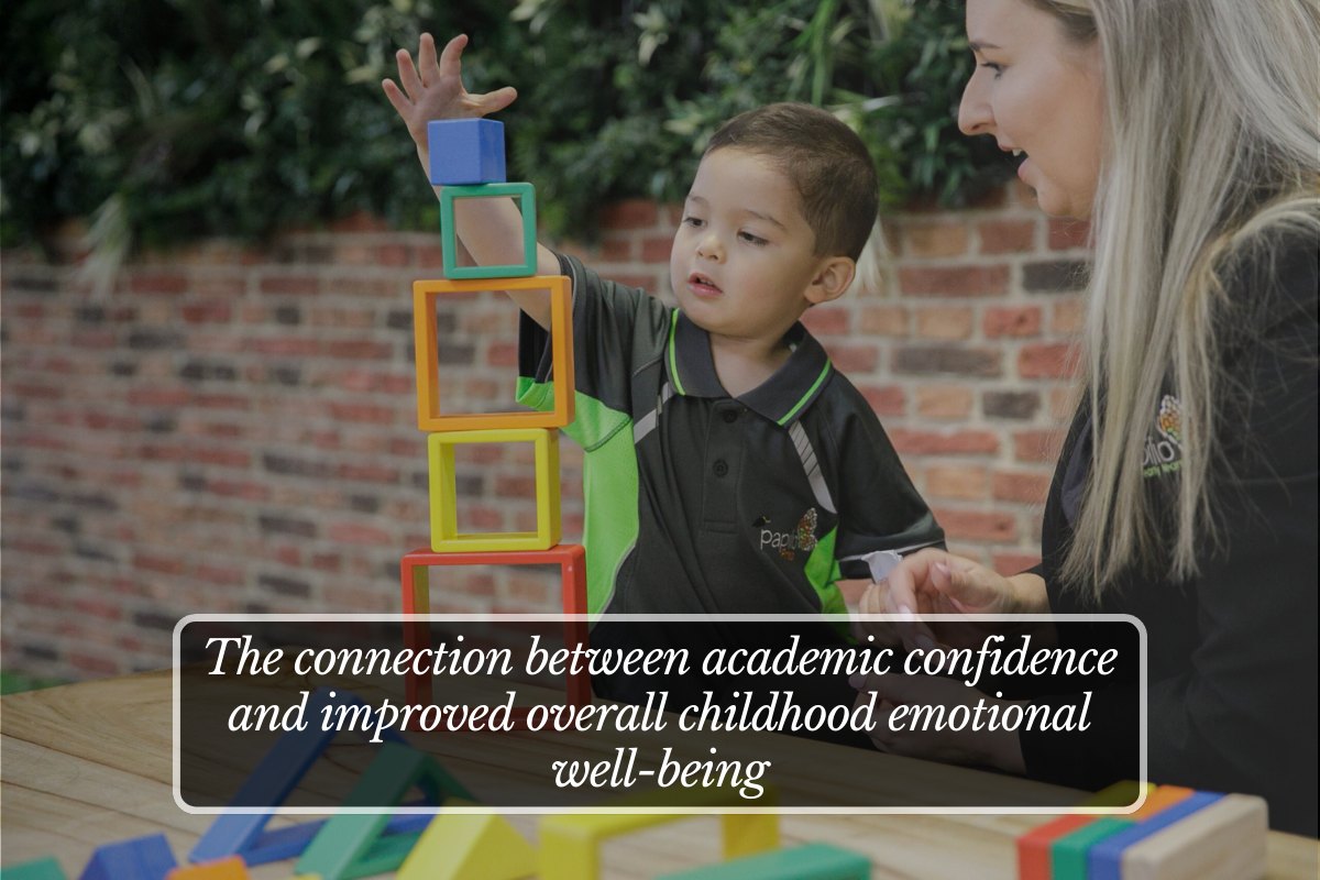 The connection between academic confidence and improved overall childhood emotional well-being